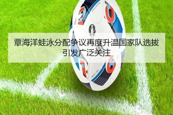 覃海洋蛙泳分配争议再度升温国家队选拔引发广泛关注